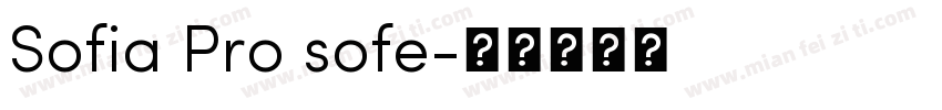 Sofia Pro sofe字体转换